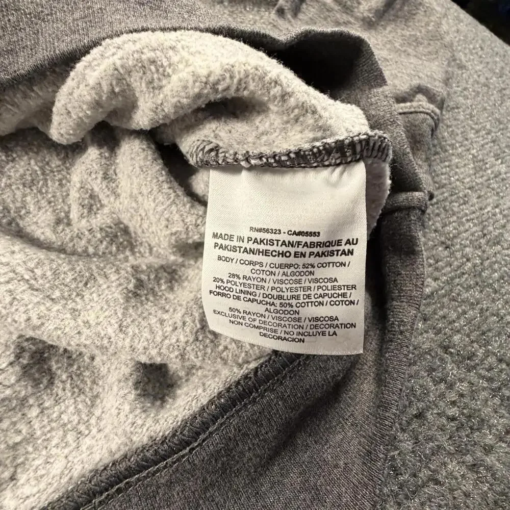 Nike Grey Unisex Kids' Hoodie Sweatshirt Medium‎ #1128